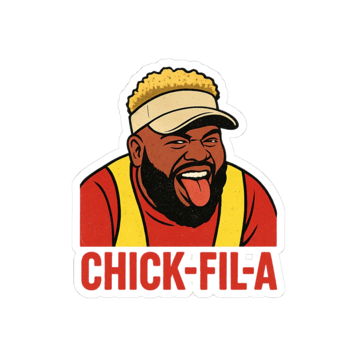 Druski Chick-fil-A Mashup Sticker